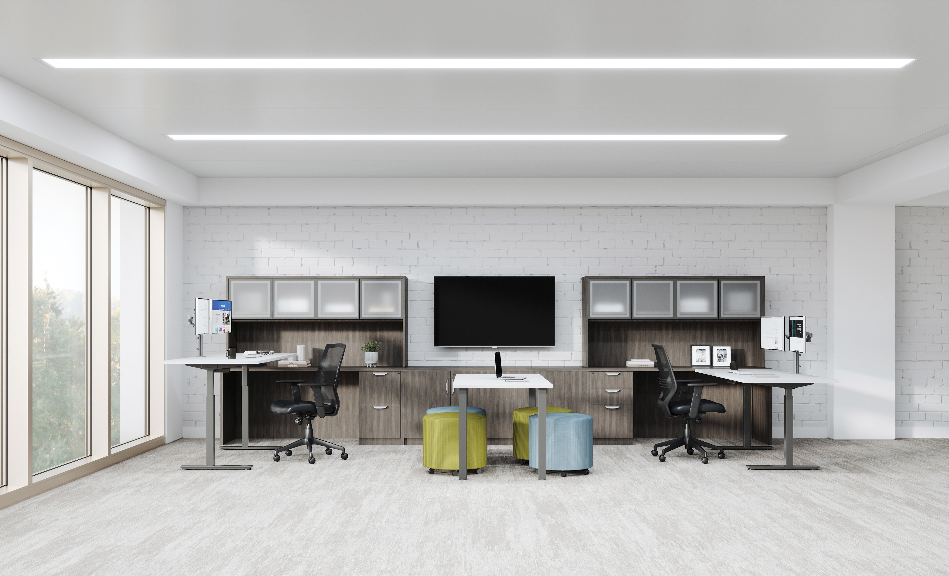 Height Adjustable Workspace Desks